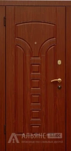 Классическая дверь с отделкой Экошпон цвет Акация и правым направлением открывания №60 внутренняя - фото
