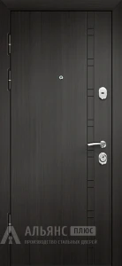 Глухая входная металлическая дверь с повышенной звукоизоляцией №16 внутренняя - фото