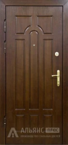 Входная дверь в частный дом с полотном из двух листов стали №46 внутренняя - фото