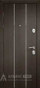 Входная дверь с отделкой МДФ на трех петлях №35 внутренняя - фото