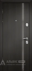 Тяжелая металлическая дверь с отделкой порошком и двойным притвором №56 внутренняя - фото