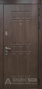 Взломостойкая входная дверь со сложным узором №16 внешняя - фото