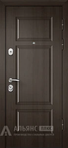 Входная дверь с отделкой МДФ на трех петлях №35 внешняя - фото